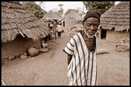 Bedick Eldery Man, Bedick Tribe, Senegal