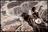 Fisherman Eating Lunch, Casamance, Senegal