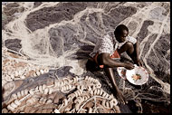 Fisherman Eating Lunch, Casamance, Senegal