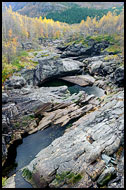 Brekkefoss, Autumn In Hemsedal, Norway