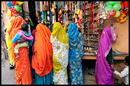 Rajasthani Women Shopping, Shekhawati, India