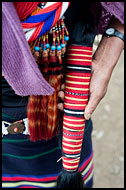 Ponytail Decoration, Nagaland, India