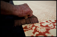 Hand Printing Fabric, Jaipur fabric factory, India