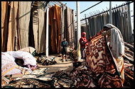 Packing Clothes, Jaipur fabric factory, India