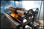 Dyeing Clothes, Jaipur fabric factory, India