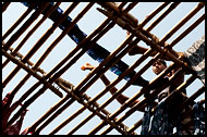 Hanging The Clothes, Jaipur fabric factory, India