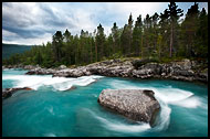 Glacial River, Land Of Fjords, Norway