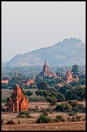 Temples During Sunset, Bagan, Myanmar (Burma)