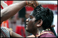 Waking Up From Trance, Thaipusam, Malaysia
