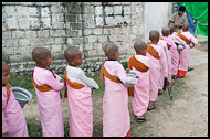 Alms Round, Hsipaw, Myanmar (Burma)