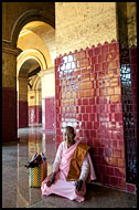 Sitting Nun, Mandalay, Myanmar (Burma)