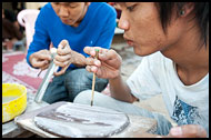 Grinding Jade, Mandalay, Myanmar (Burma)