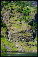 Farm House In The Fjord, Nærøyfjord World Heritage Area, Norway