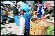 Woman At Local Market, Dali And Erhai Lake, China