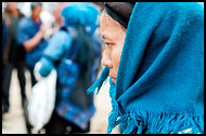 Hani Woman, Tribal Local Market, China