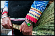 Yi Dress Detail, Tribal Local Market, China