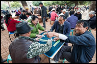 Playing Mahjong, Kunming And Shilin, China
