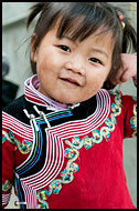 Hani Girl, Yuanyang, China