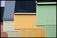 Colorful Houses, Svalbard, Norway