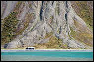 Lonely Cabin In Skansbukta, Svalbard, Norway