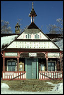 Typical Wooden House Of Pustevny, Radhošť, Czech republic